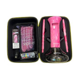 قلیان پرتابلی قابل شارژ پولوکس رنگ صورتی