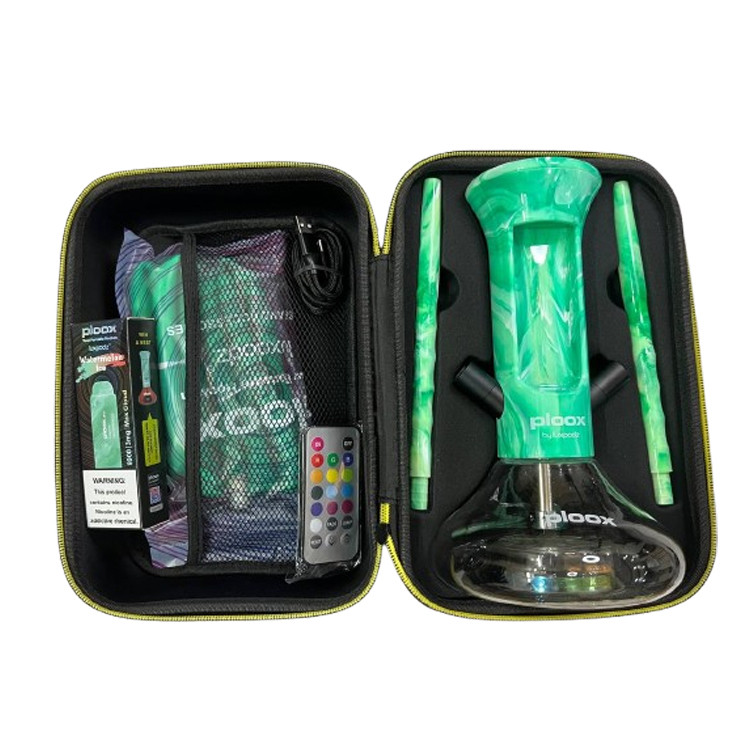 قلیان پرتابلی قابل شارژ پلوکس رنگ سبز